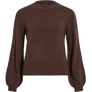 Vila Viril Turtle-Nk Balloon L/S Top - Noos XL Brown XL Vila Viril Turtle-Nk Balloon L/S Top - Noos XL Brown XL