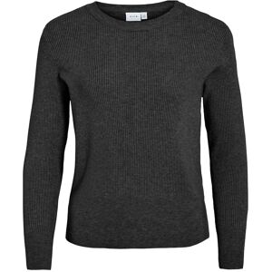 Vila Vicomfy O-Neck L/S Knit Top- Noos XS Black XS Vila Vicomfy O-Neck L/S Knit Top- Noos XS Black XS