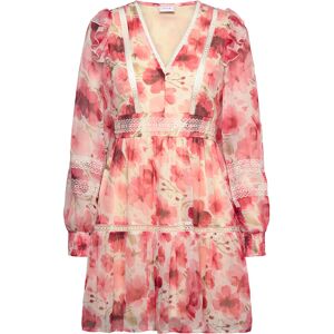 Vila Viroman New V-Neck L/S Short Dress/Dc/Ka 40 Cream 40 Vila Viroman New V-Neck L/S Short Dress/Dc/Ka 40 Cream 40