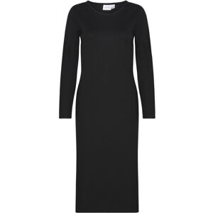 Vila Viarmerone L/S Long Dress S Black S Vila Viarmerone L/S Long Dress S Black S