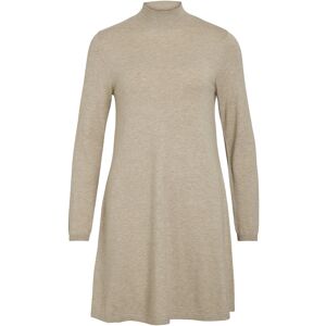 Vila Vicomfy A-Line Rollneck Knit Dress/Pb/1 M Beige M Vila Vicomfy A-Line Rollneck Knit Dress/Pb/1 M Beige M