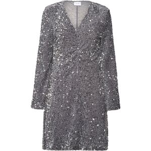 Vila Vibarina Wide Sleeve Glitter Dress S Silver S Vila Vibarina Wide Sleeve Glitter Dress S Silver S