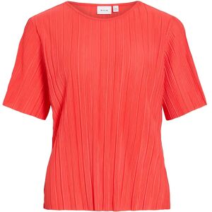 Vila Viplisa O-Neck S/S Top - Noos L Red L Vila Viplisa O-Neck S/S Top - Noos L Red L