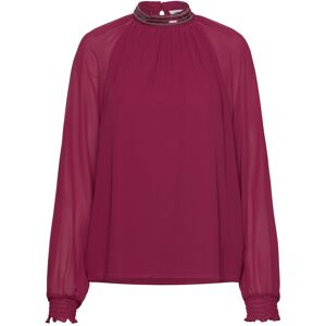 Vila Vianlis Halterneck L/S Top/Su 34 Red 34 Vila Vianlis Halterneck L/S Top/Su 34 Red 34