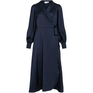Vila Vienna Ravenna Ankle Wrap Dress-Noos/Dc 38 Navy 38 Vila Vienna Ravenna Ankle Wrap Dress-Noos/Dc 38 Navy 38
