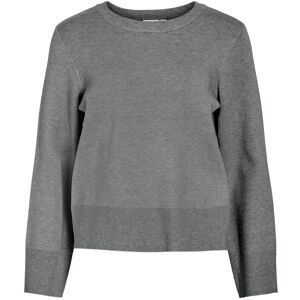 Vila Vicassie O-Neck L/S Knit Top - Noos S Grey S Vila Vicassie O-Neck L/S Knit Top - Noos S Grey S