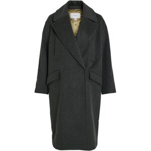 Vila Vihallee L/S Coat 38 Black 38 Vila Vihallee L/S Coat 38 Black 38