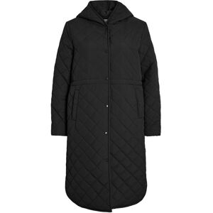 Vila Vigalia L/S Hooded Coat 38 Black 38 Vila Vigalia L/S Hooded Coat 38 Black 38