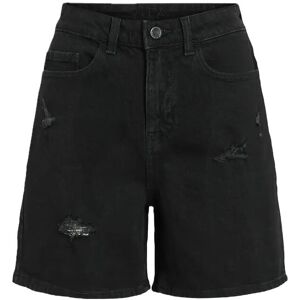 Vila Vijaf Hw Destroy Denim Shorts 34 Black 34 Vila Vijaf Hw Destroy Denim Shorts 34 Black 34