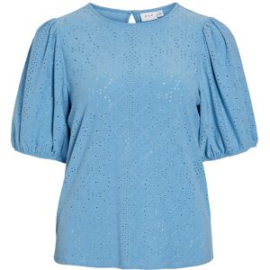 Vila Vikally O-Neck 2/4 Top - Noos XS Blue XS Vila Vikally O-Neck 2/4 Top - Noos XS Blue XS