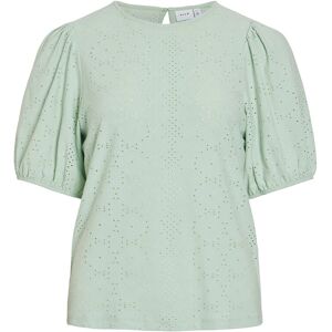 Vila Vikally O-Neck 2/4 Top - Noos S Green S Vila Vikally O-Neck 2/4 Top - Noos S Green S