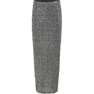 Vila Visanadu Hw Glitter Maxi Skirt 34 Silver 34 Vila Visanadu Hw Glitter Maxi Skirt 34 Silver 34
