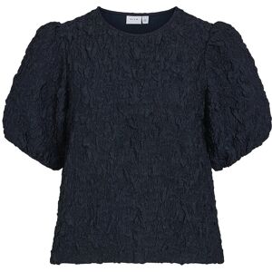 Vila Visophia O-Neck 2/4 Top/Dc XS Navy XS Vila Visophia O-Neck 2/4 Top/Dc XS Navy XS