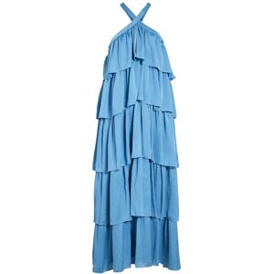 Vila Vifiluka H/N S/L Ankle Dress/Dc/R/Bfs 40 Blue 40 Vila Vifiluka H/N S/L Ankle Dress/Dc/R/Bfs 40 Blue 40