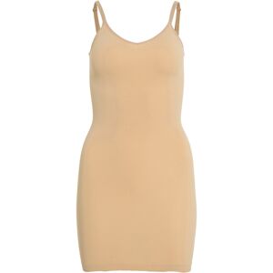 Vila Vimacie V-Neck S/L Seamless Dress XS/S Beige XS/S Vila Vimacie V-Neck S/L Seamless Dress XS/S Beige XS/S