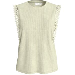 Vila Viotessa O-Neck Cap Sleeve Top XS Green XS Vila Viotessa O-Neck Cap Sleeve Top XS Green XS