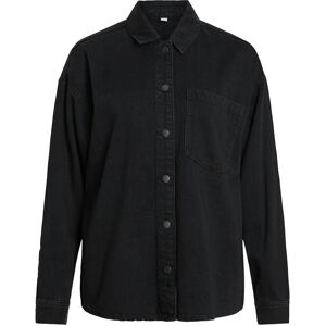 Vila Vikiki L/S Denim Shirt Blk 34 Black 34 Vila Vikiki L/S Denim Shirt Blk 34 Black 34