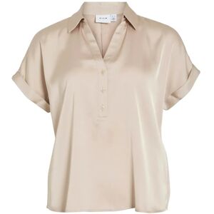 Vila Vienna Ravenna S/S Top - Noos 44 Beige 44 Vila Vienna Ravenna S/S Top - Noos 44 Beige 44