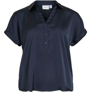 Vila Vienna Ravenna S/S Top - Noos 42 Navy 42 Vila Vienna Ravenna S/S Top - Noos 42 Navy 42