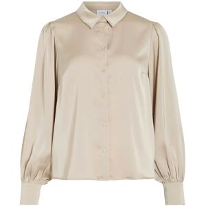 Vila Vienna Ravenna L/S Balloon Shirt - Noos 40 Beige 40 Vila Vienna Ravenna L/S Balloon Shirt - Noos 40 Beige 40