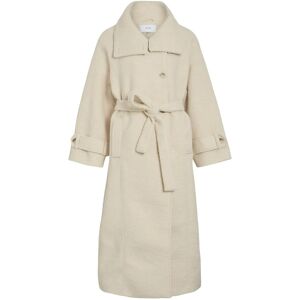Vila Vikera L/S Coat 42 Cream 42 Vila Vikera L/S Coat 42 Cream 42