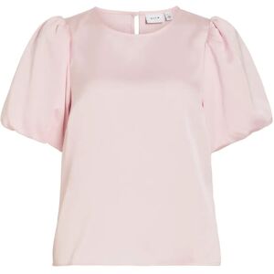 Vila Viellette 2/4 Satin Puff Top - Noos 36 Pink 36 Vila Viellette 2/4 Satin Puff Top - Noos 36 Pink 36