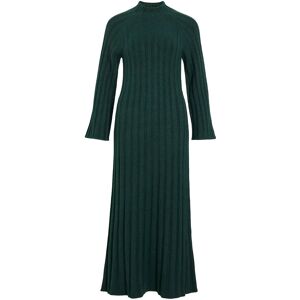 Vila Vicleo Highneck L/S Ankle Knit Dress S Green S Vila Vicleo Highneck L/S Ankle Knit Dress S Green S