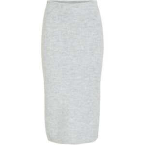 Vila Viretta Pencil Knit Skirt L Grey L Vila Viretta Pencil Knit Skirt L Grey L