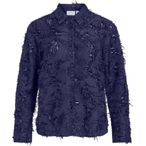 Vila Vimisanja L/S Shirt 42 Navy 42 Vila Vimisanja L/S Shirt 42 Navy 42