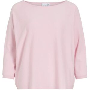 Vila Vimalu Boatneck 3/4 Sleeve Knit Top-Noos M Pink M Vila Vimalu Boatneck 3/4 Sleeve Knit Top-Noos M Pink M