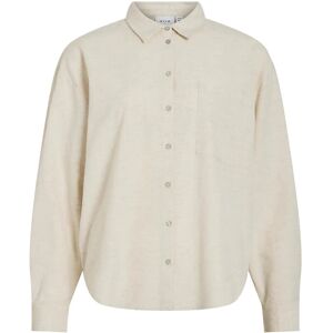 Vila Viprisilla L/S Loose Shirt - Noos 44 Beige 44 Vila Viprisilla L/S Loose Shirt - Noos 44 Beige 44