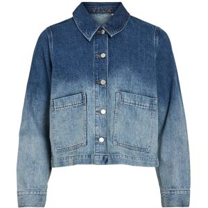 Vila Vicreek L/S Faded Denim Jacket/Bfs 34 Blue 34 Vila Vicreek L/S Faded Denim Jacket/Bfs 34 Blue 34