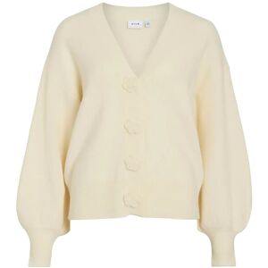 Vila Viradia L/S Rose Cardigan XXL Cream XXL Vila Viradia L/S Rose Cardigan XXL Cream XXL