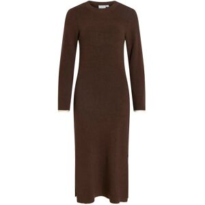Vila Vikerry O-Neck L/S Knit Maxi Dress-Noos XL Brown XL Vila Vikerry O-Neck L/S Knit Maxi Dress-Noos XL Brown XL