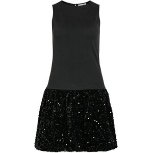 Vila Vibelieve S/S Mix Sequins Dress/Pty/Ka XS Black XS Vila Vibelieve S/S Mix Sequins Dress/Pty/Ka XS Black XS