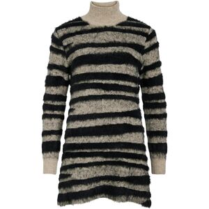 Vila Vialda L/S Highneck Knit Dress/Ka XXL Beige XXL Vila Vialda L/S Highneck Knit Dress/Ka XXL Beige XXL