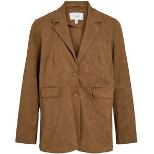 Vila Vihena Loose Blazer /Ln 36 Brown 36 Vila Vihena Loose Blazer /Ln 36 Brown 36