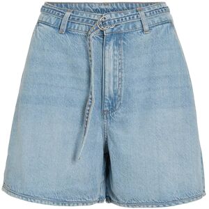 Vila Vikiki Hw Belt Denim Shorts Lbd 42 Blue 42 Vila Vikiki Hw Belt Denim Shorts Lbd 42 Blue 42