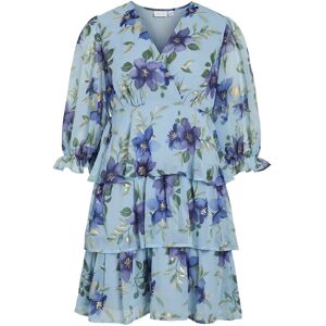 Vila Vimagnolia 3/4 -Neck Short Dress/Dc/Ka 36 Blue 36 Vila Vimagnolia 3/4 -Neck Short Dress/Dc/Ka 36 Blue 36