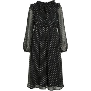 Vila Viharley L/S Midi Dress 36 Black 36 Vila Viharley L/S Midi Dress 36 Black 36