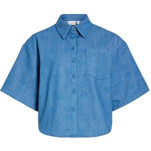 Vila Viluna 3/4 Denim Shirt 40 Blue 40 Vila Viluna 3/4 Denim Shirt 40 Blue 40
