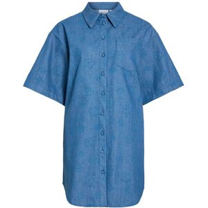 Vila Viluna 3/4 Denim Shirt Dress 40 Blue 40 Vila Viluna 3/4 Denim Shirt Dress 40 Blue 40