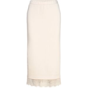 Vila Viewie Hw Lace Midi Skirt M Cream M Vila Viewie Hw Lace Midi Skirt M Cream M