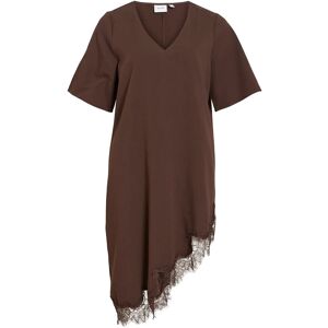 Vila Vialicja 2/4 Lace Midi Dress 40 Brown 40 Vila Vialicja 2/4 Lace Midi Dress 40 Brown 40