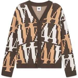 WOOD WOOD Wwleo Os Bit Cardigan L Brown L WOOD WOOD Wwleo Os Bit Cardigan L Brown L