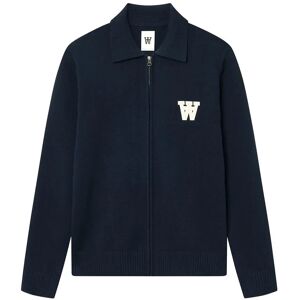 WOOD WOOD Wwtay Zipper Cardigan 25163 XS Navy XS WOOD WOOD Wwtay Zipper Cardigan 25163 XS Navy XS