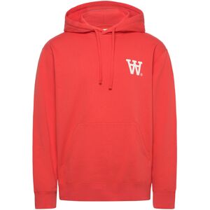 WOOD WOOD Wwcass Aa Print Hoodie 25219 XS Orange XS WOOD WOOD Wwcass Aa Print Hoodie 25219 XS Orange XS