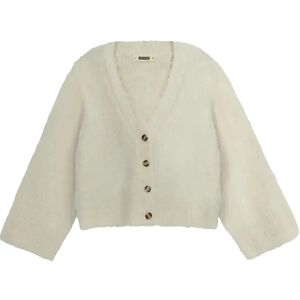 Woodbird Wbea Teddy Cardigan M Cream M Woodbird Wbea Teddy Cardigan M Cream M