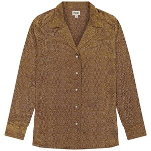 Wrangler Slim Blouse S Brown S Wrangler Slim Blouse S Brown S