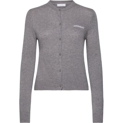2NDDAY 2Nd Vinny Tt - Soft Wool Blend M Grey M 2NDDAY 2Nd Vinny Tt - Soft Wool Blend M Grey M